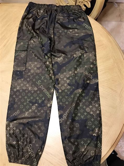 supreme louis vuitton track pants replica|louis vuitton sweatpants.